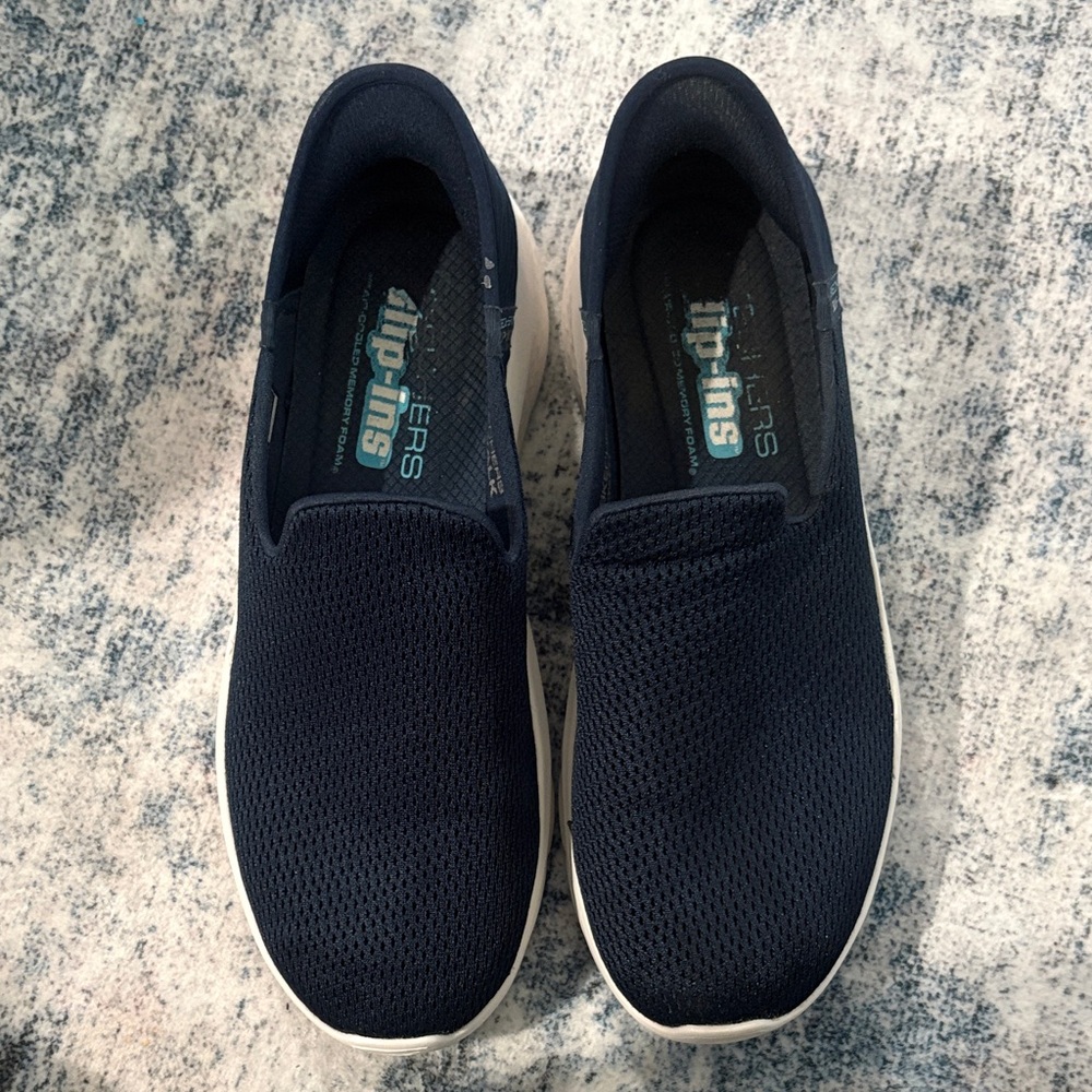 Skechers Navy Blue Slip-On Shoes-Women’s Size 10